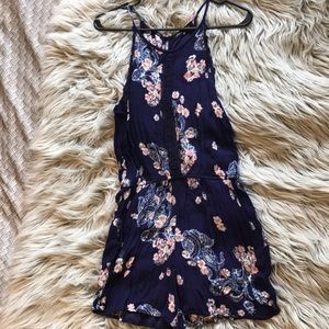Navy blue romper
